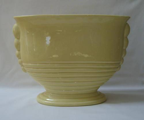 1950's LUCIA WARE YELLOW VASE