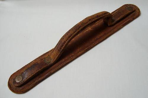 VINTAGE SADF/SAW LEATHER SLEEPING BAG HANDLE c1960's-1970's