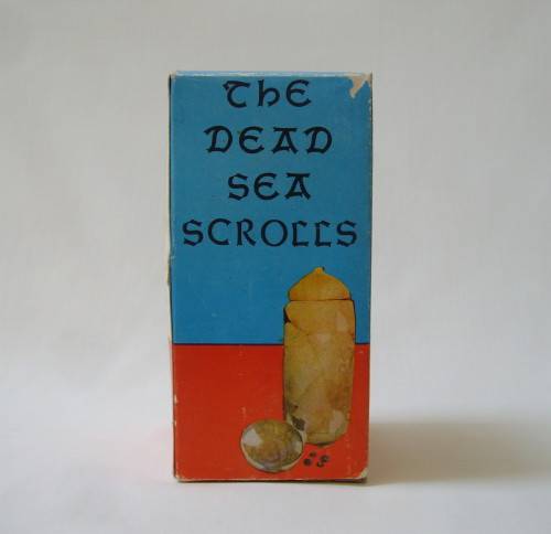 VINTAGE BOXED JEAN CHAVOUSHIAN SOUVENIR OF THE DEAD SEA SCROLLS