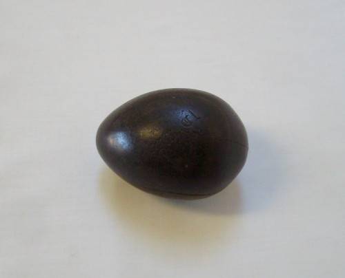 ANTIQUE ANGLO-BOER WAR POW TRENCH ART WOODEN DARNING EGG made by PAUL 1901