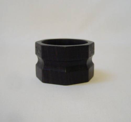 ANTIQUE ANGLO-BOER WAR POW TRENCH ART WOODEN SERVIETTE RING made in CEYLON 1902