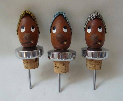 THREE 1950's ANDY CAPP SPIRIT POURERS