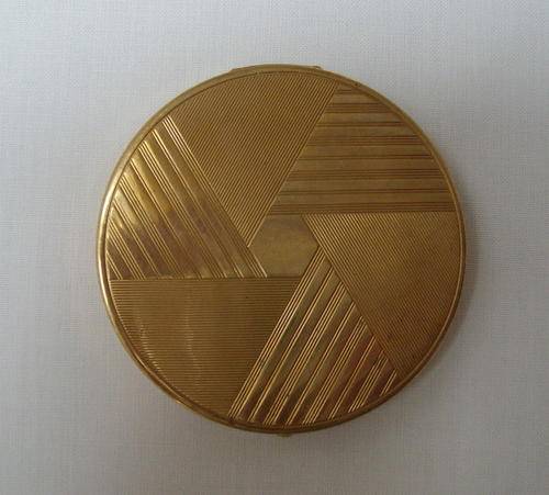 ART DECO HOUBIGANT 'RACHEL' POWDER COMPACT