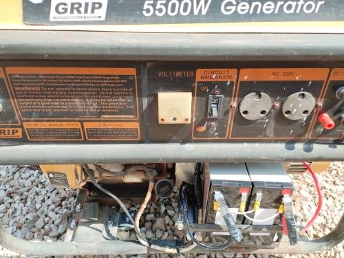 Generator Petrol 5.5KW (5500W) with Electric-Start and Automatic Voltage Regulator