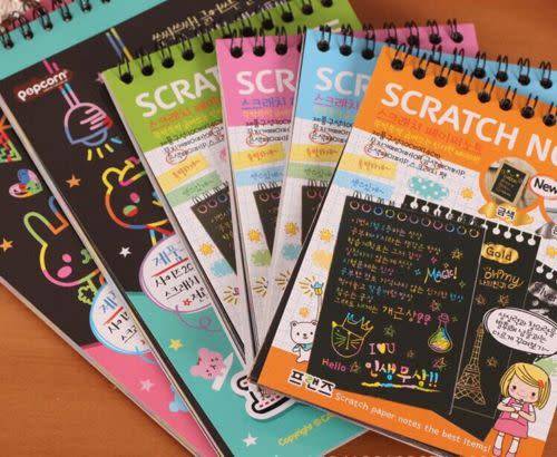 RAINBOW MAGIC PAPER SCRATCH BOOKS