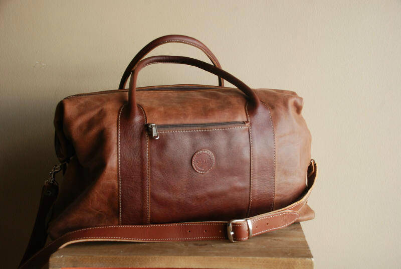 Skarf Weekend/Overnight bag - Genuine Leather - 46cm X 38cm