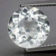 WHITE TOPAZ ROUND CUT 6 mm