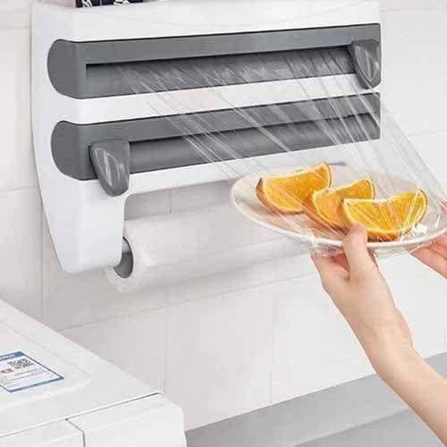 4-In-1 Kitchen Roll Holder Dispenser and Spice Holder