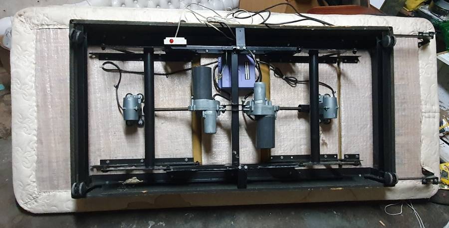 Clearance Sale : Vintage Restonic Electric Adjustable Bed with Massaging Feature.