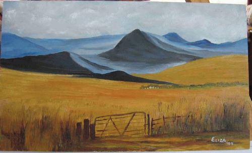 Misty Mountains - Unframed 300 x 180