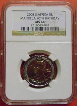 MS 66 NGC Graded - 90th Birthday R5 Coins