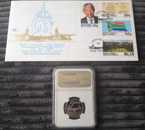 1994 Presidential Inauguration NGC PF69 Ultra Cameo Proof R5 Coin + FDC