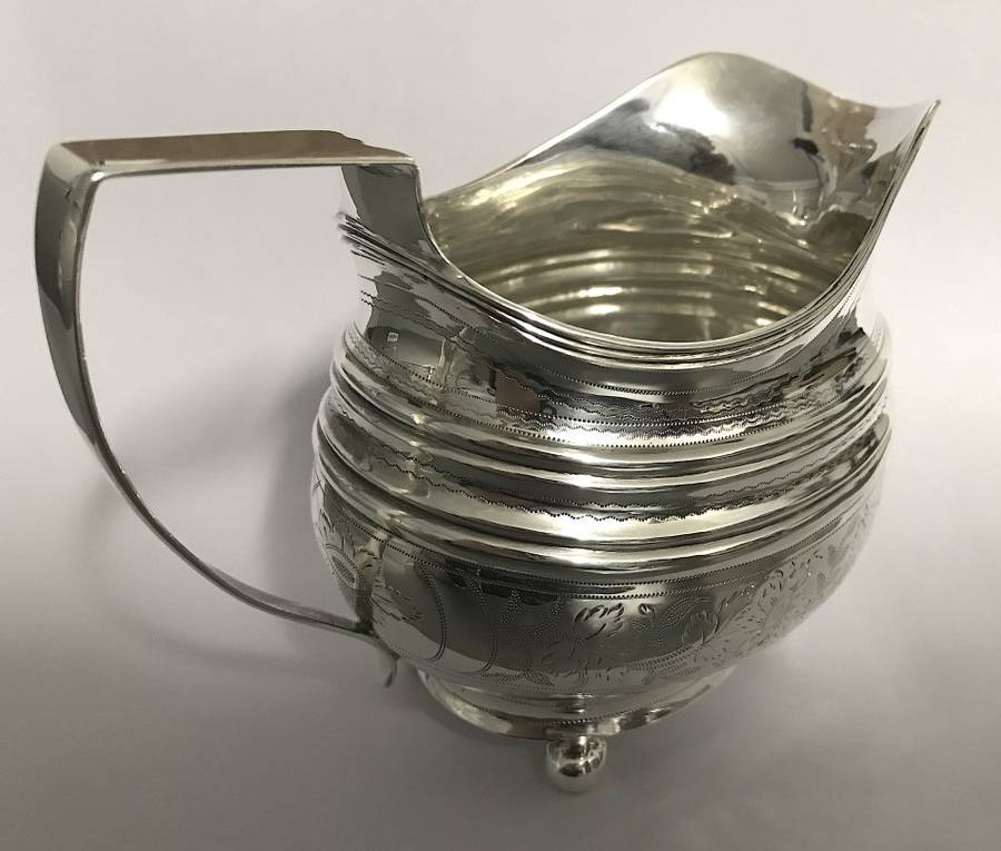 Antique Sterling Silver Cream Jug 1786 - 1821