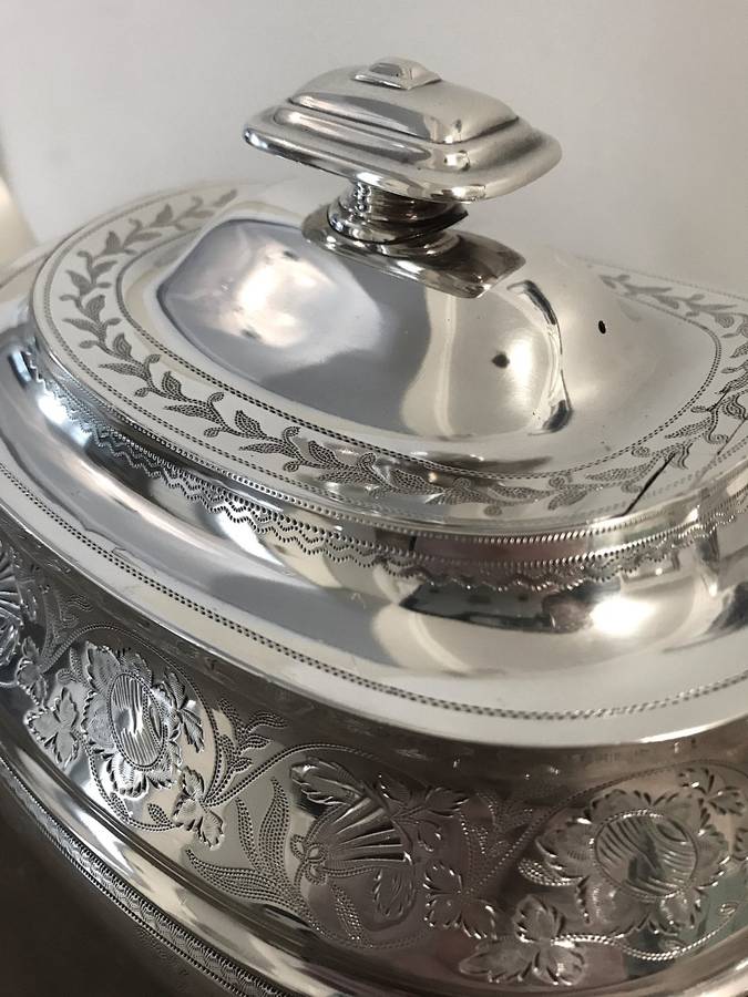 Antique Sterling Silver Scottish Teapot from 1809 for GoldenOldie