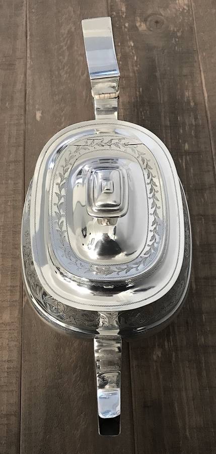 Antique Sterling Silver Scottish Teapot from 1809 for GoldenOldie