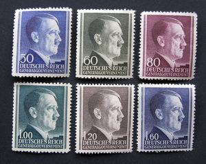 GERMAN REICH - Generalgouvernement - Hitler mint set, 1942