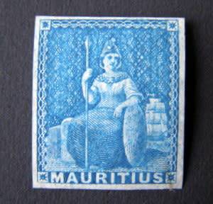 MAURITIUS (4d) Britannia 1858 **R3000**