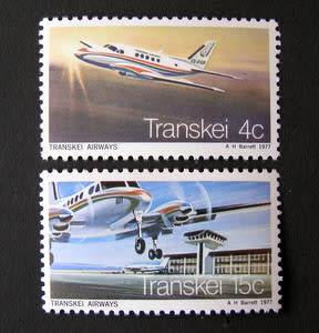 TRANSKEI Mint Set - Transkei Airways 1977 //Aircraft