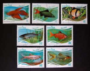 VIETNAM Set - Tropical Fish 1987 (CTO)