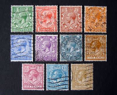 GREAT BRITAIN - King George V Definitive (Wmk Block Cypher) 1924-26