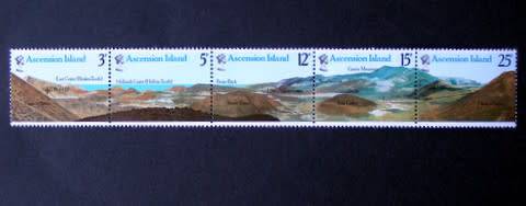 ASCENSION ISLAND Mint Set - Volcanoes 1978