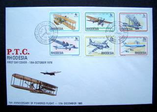 RHODESIA Aviation Cover, 1978