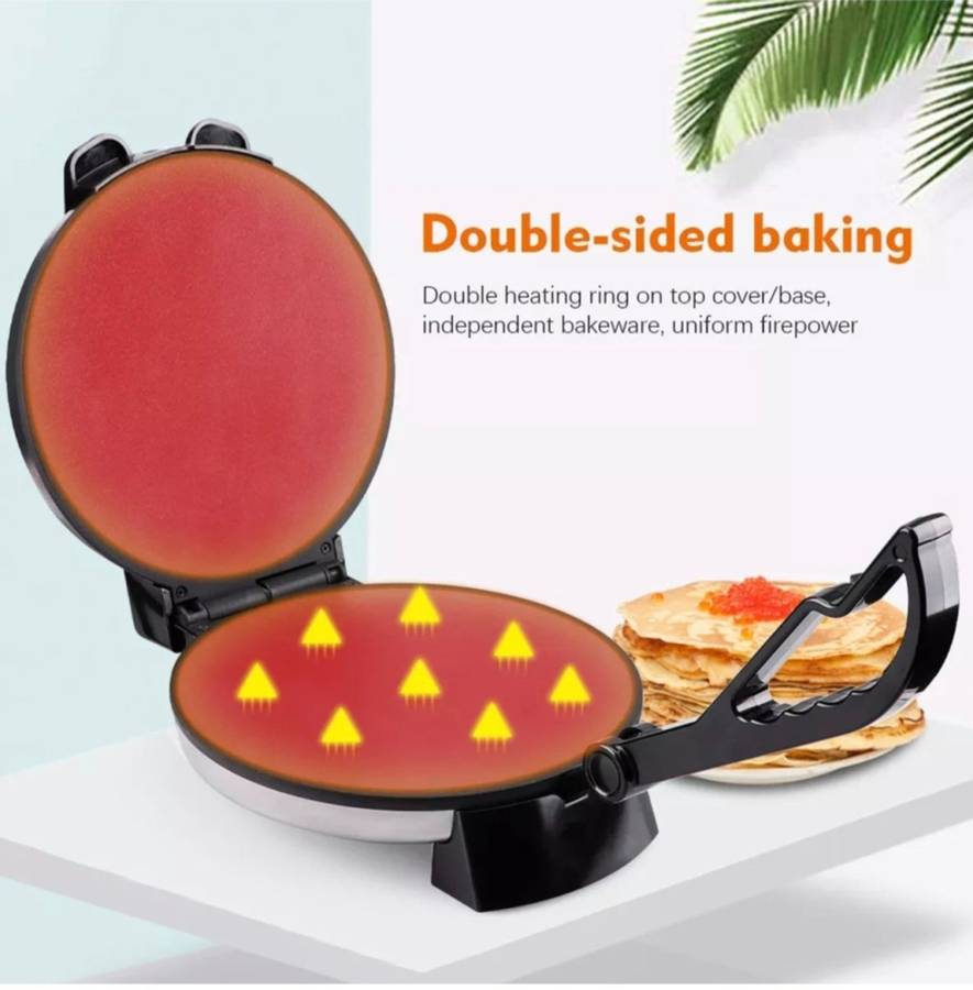 Electric Roti Maker - 1800w - double sided heat - even heat distribution