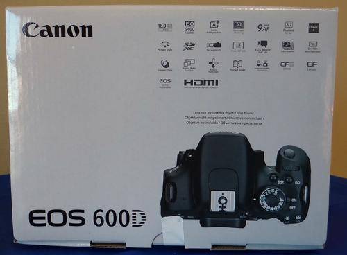CANON EOS600D SLR DIGITAL CAMERA WITH EF-S 18-555mm F3.5-5.6 IS II Lens