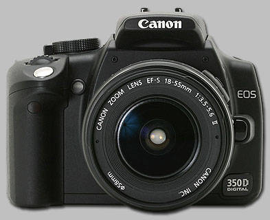 Canon 350D 8Mp Black D-SLR Body +  2 x Lens + Extra Battery + Original Accessories