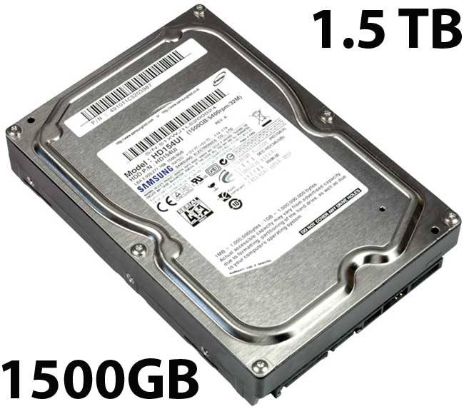 Samsung 1.5TB Hard Drive...100% working order.