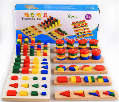 8 in 1 wooden blocks toy