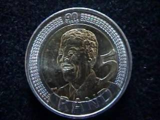 2008  R5 MANDELA 90TH BIRTHDAY ** X15 BID PER COIN !!