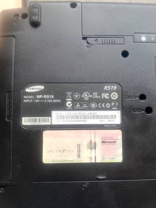 SAMSUNG R519 DUAL CORE CLEAN