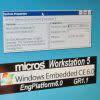Micros Workstation 5 Touchscreen POS Terminal 400814-001 with Windows CE, in working condition