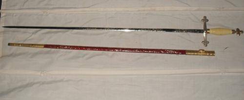 BRASS SWORD FROM TOLEDO, SPAIN