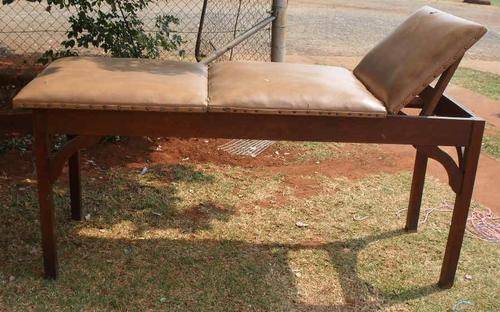 VINTAGE WOODEN MASSAGE BED