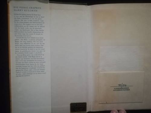 Die Ponie-Ekspres - Harry Kullman