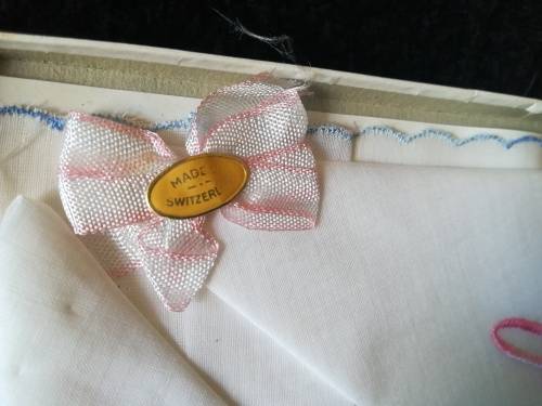 Swiss Made Vintage Handkerchiefs (3)
