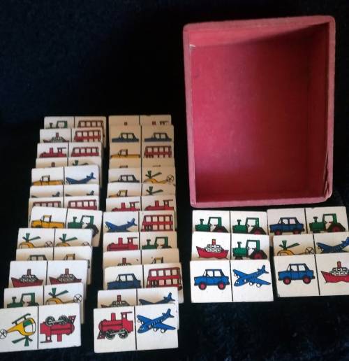 Wooden Educational Matching Toy (Childrens' Dominoes)