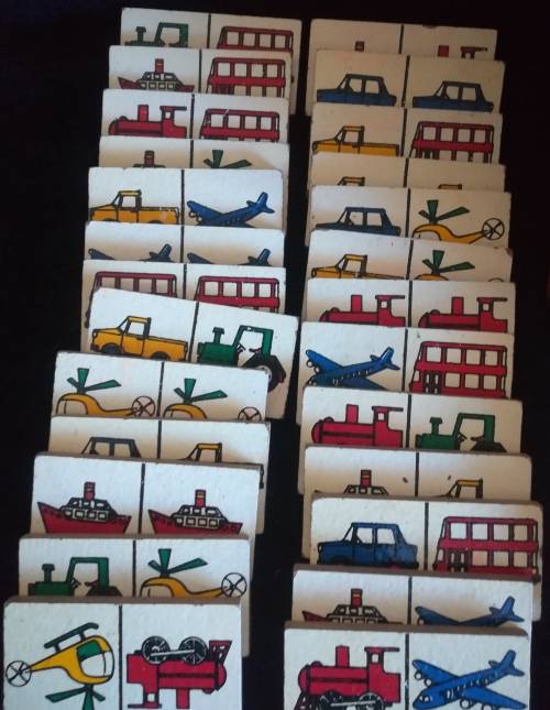 Wooden Educational Matching Toy (Childrens' Dominoes)