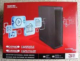 Toshiba Canvio Desktop external hard drive - 3.0 TB