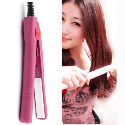 Professional Slim Ceramic Hair Straightener. Black + Pink colors available