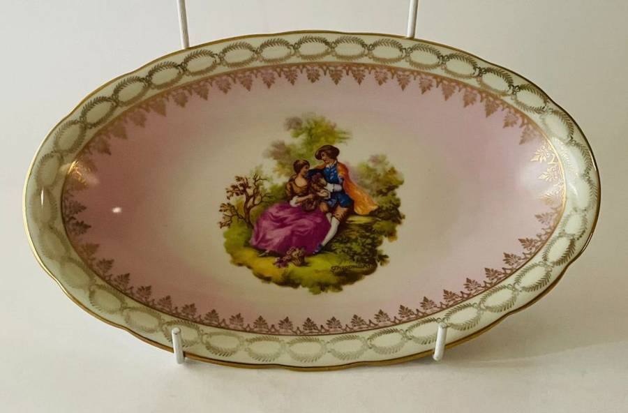 Bavaria Porcelian - Oval trinket dish