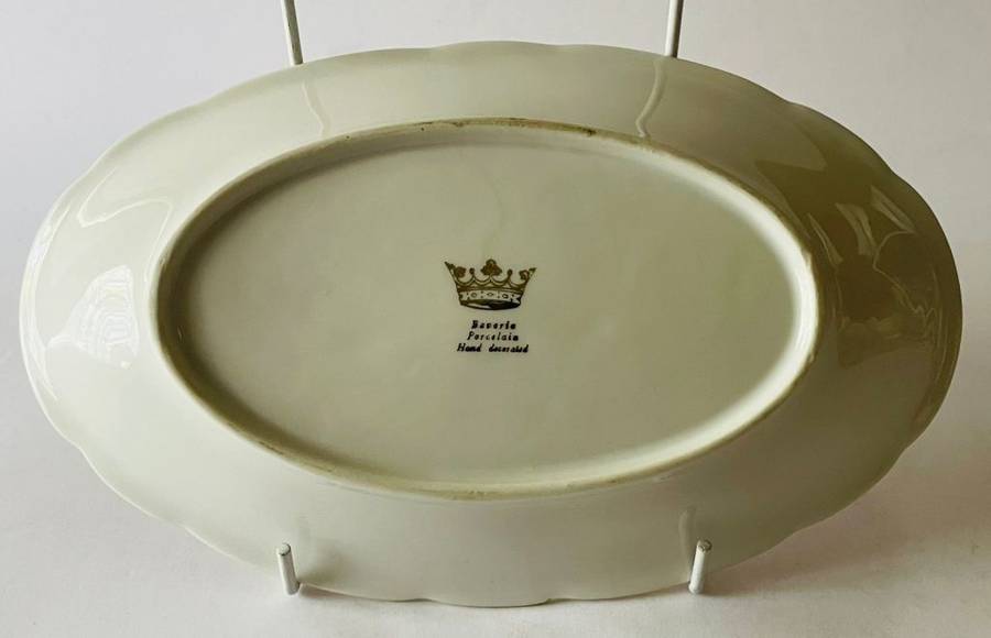 Bavaria Porcelian - Oval trinket dish