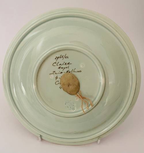 Gouda Autumn Leaves Wall Plate claire