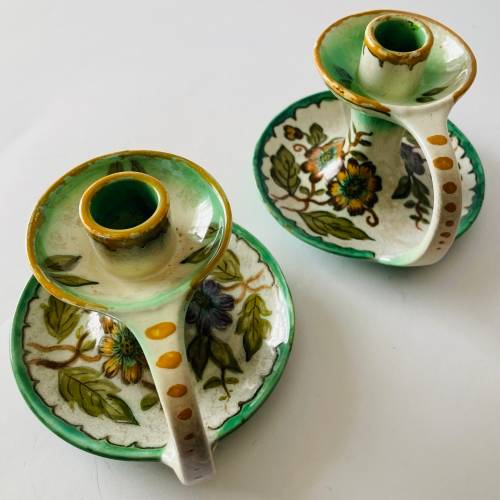 Pair Of Gouda Candlesticks (polo)