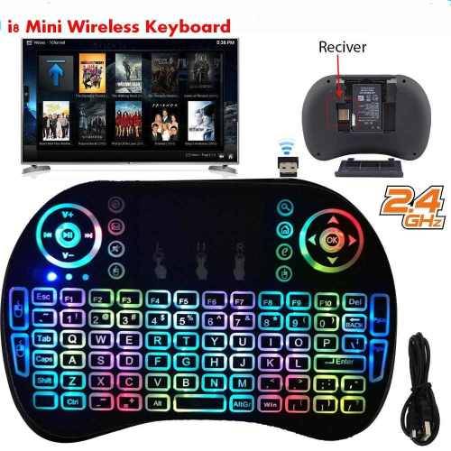 Wireless Mini Keyboard - (3 Color back light)