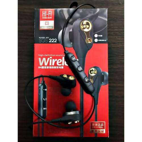BLUETOOTH HEADSET SPORT SGS 222 HI-FI STEREO SOUND