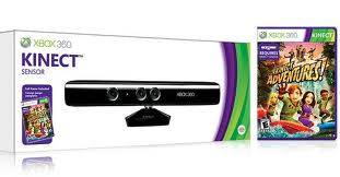 Brand New - Kinect Sensor bundled with Kinect Adventures - Get the Kids off the couch this holiday