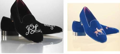 Ralph Lauren Collis Velvet Slippers for men